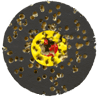 cibles sarbacana diam&egrave;tre ext&eacute;rieur 13 cm